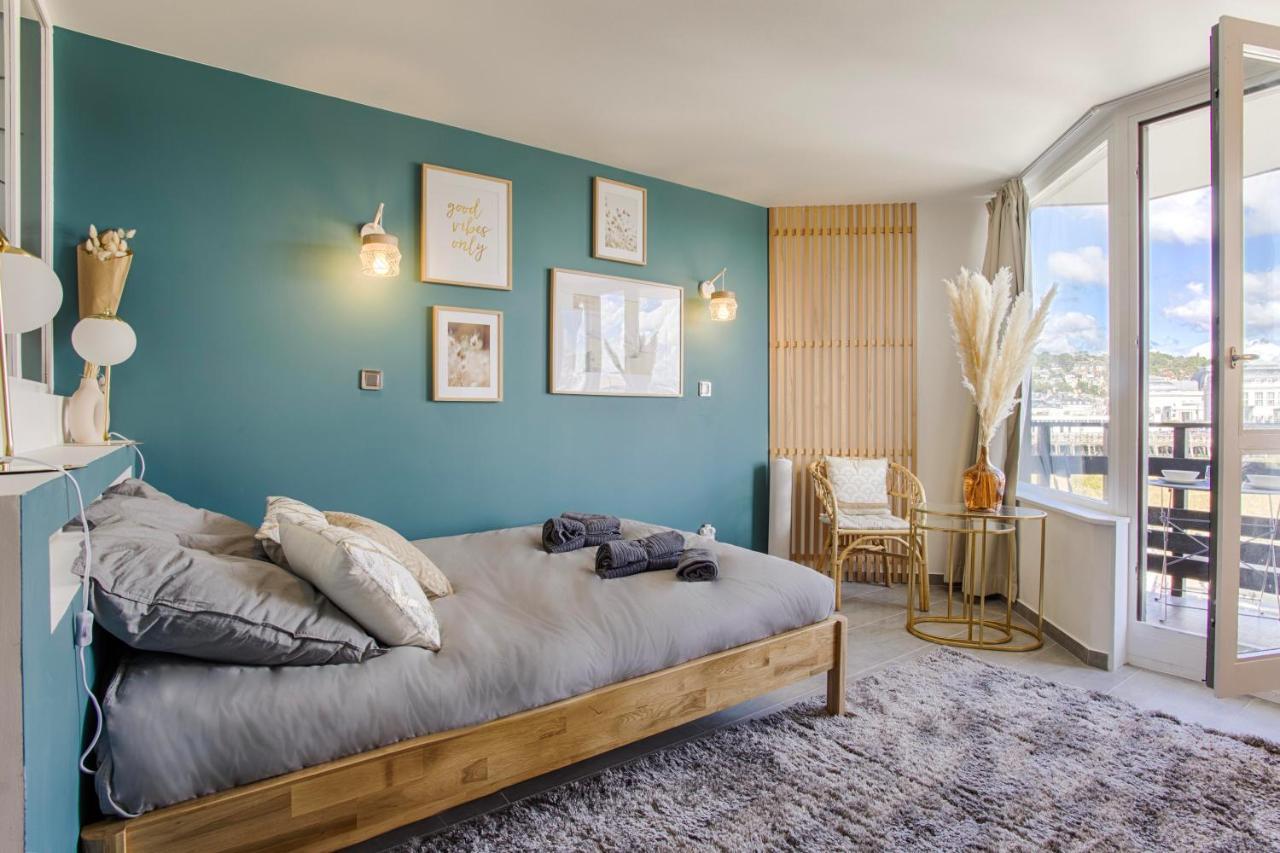 La Rev'Rie - Vue Sur Mer Avec Balcon Deauville Ngoại thất bức ảnh